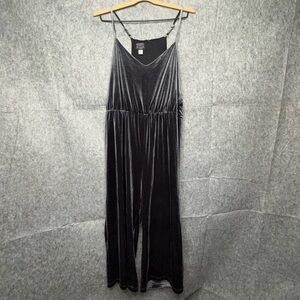 Simply Styled‎ by Sears Vintage Velvet Sleeveless Jumpsuit- Sz XLP